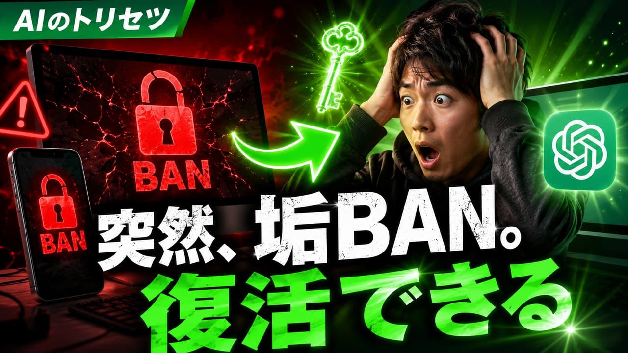 ChatGPTでアカウント凍結って本当？原因と、防ぐ・解除のコツ